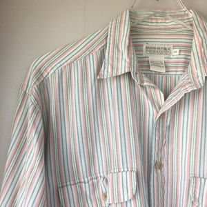 BANANA REPUBLIC Vintage Men’s Striped Button Up M